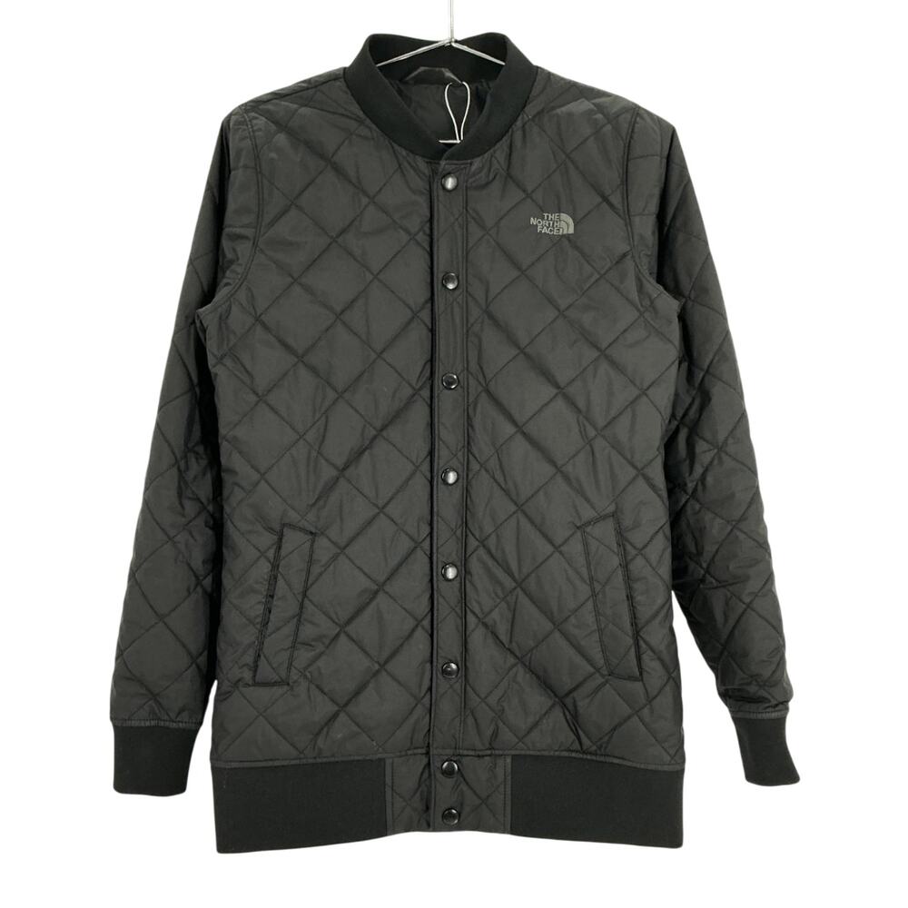 The North Face Quilted Black Mod Insulated Bomber Jacket Size S